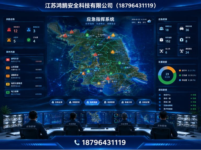 陵水消防通信指挥展示图