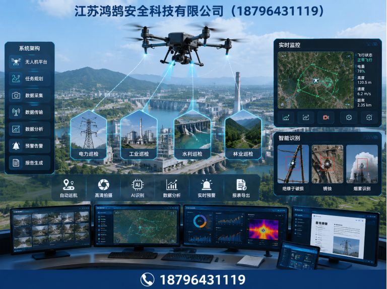 陵水无人机巡检系统展示图